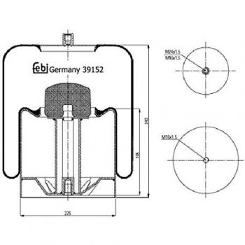 FEBI BILSTEIN 39152 Luftfederungskomponente