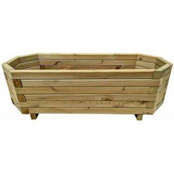 Fioriera Rustica in Legno Impregnato 80x32x31 cm