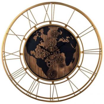 Reloj Pared Metal y Cristal Modelo 6 23913