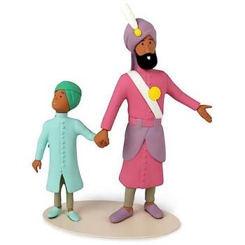 Colección Tintín: Maharaja y su Hijo en Resina