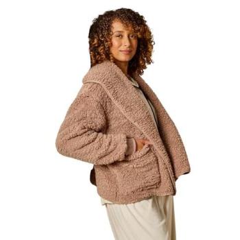 Mink Waterfall Teddy Fleece Cardigan – Short Length, Large & XL