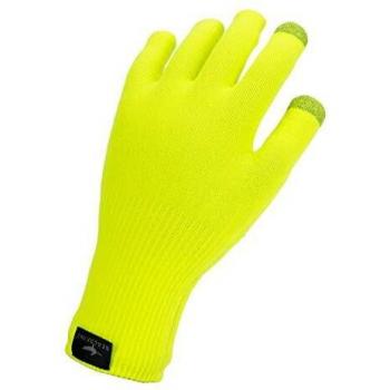 SEALSKINZ Ultra Grip Strickhandschuhe für Unisex, Gelb, L