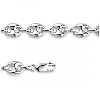 Silver Bracelet “Grain de Café” (Altesse Q7193) – 21.5 cm