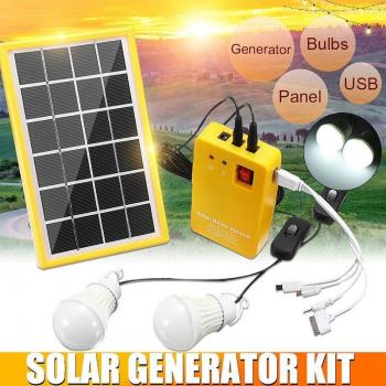 Sistema de Luz Solar de Emergencia 3W para Camping