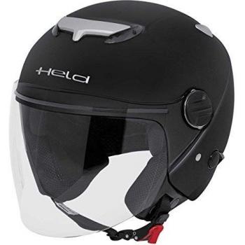 Held Casco Jet Top Spot, negro mate, talla L