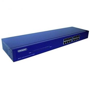 Switch Ethernet 16 porte EWENT 10/100 Mbps Blu
