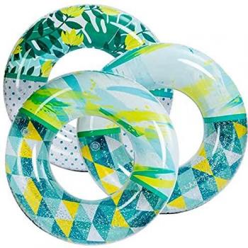 32.5 Inflatable Pool Tubes with Sparkles (3 Pack)