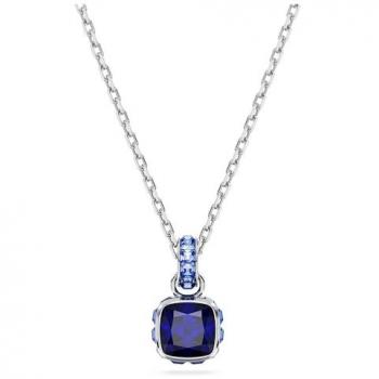 Swarovski Rhodium Plated Crystal September Pendant