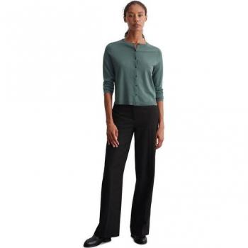 Marc O'Polo Slim‑Fit Cardigan – Grün – XXL – nachhaltiger Strick