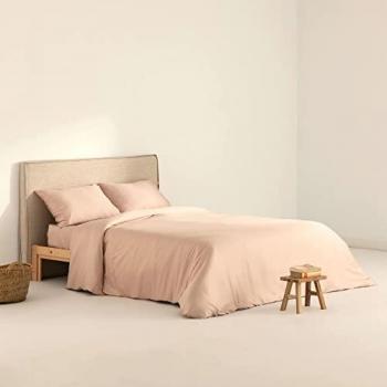 Housse de Couette 300 Fils Terracota Satin 200x200 cm