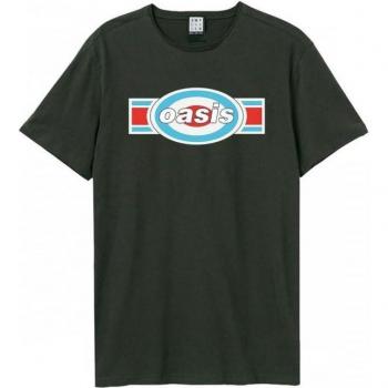 Camiseta Oasis L Carbón Rayas Ovaladas Unisex
