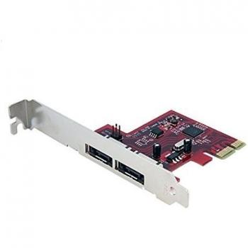 StarTech Dual Port SATA III 6Gbps PCI Express eSATA Controller Card