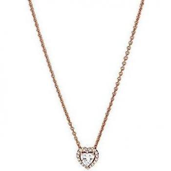 Collar Pandora Rose Corazón Brillante 388425C01-45