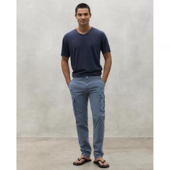 Pantaloni Sostenibili Ecoalf Grigio Blu 33