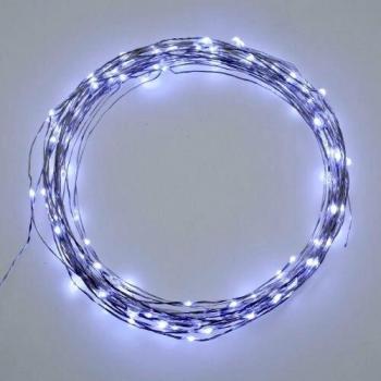 Luci di Natale con 600 Micro Led e Filo in Metallo