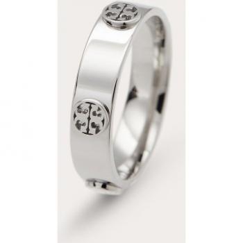 Tory Burch Female Gray Ring with Logo Embossing 46 MM
