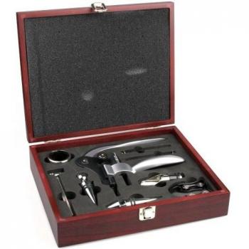 HI 10-tlg. Weinzubehör-Set in Geschenkbox