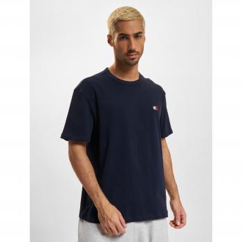 Tommy Hilfiger Blue Cotton T-Shirt with Round Neck