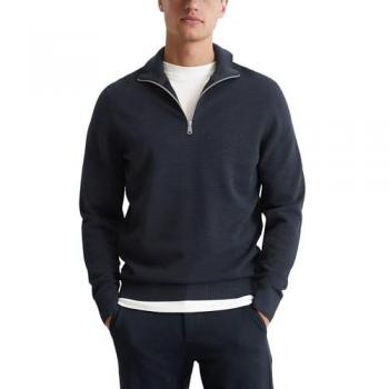 MARC O'POLO Troyer Pullover dunkelblau | XXL