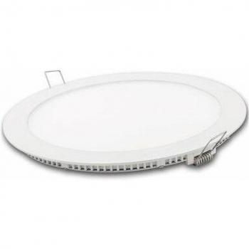 Downlight LED Redondo 12W Plata Mate Cálido