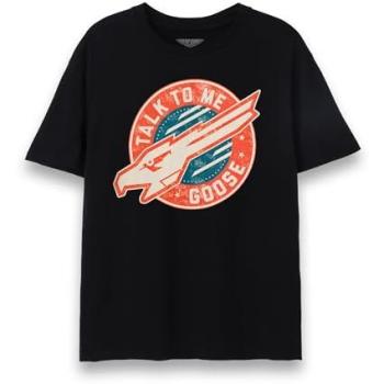 XL Maverick Black Tee – Top Gun Edition