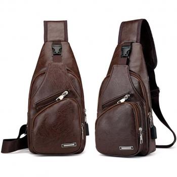 Sacs en cuir urbain – Bandoulière motard homme