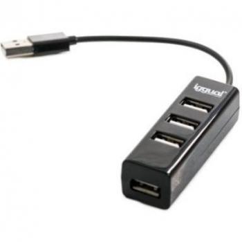 Extensión USB 2.0 Iggual PSI08943 Negro