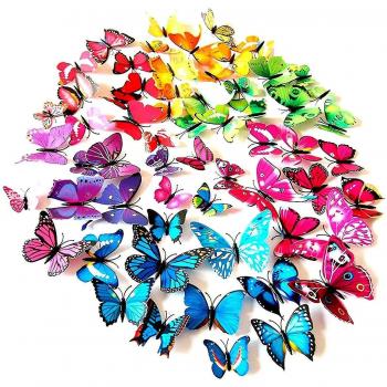 Autocollants Papillon 3D – Collection 108 pour Mur
