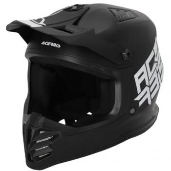 Acerbis Casco de Motocross para Niños Profile Negro Mate