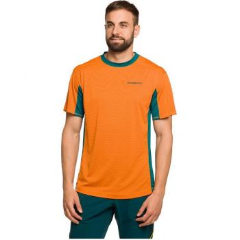 Camiseta de hombre Trangoworld Ritsem naranja/verde
