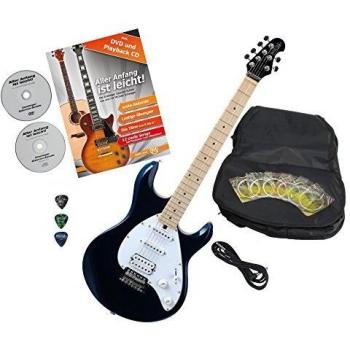 Rocktile Pro MM250‑MB – Électro en Bleu Métallique, ensemble accessoires