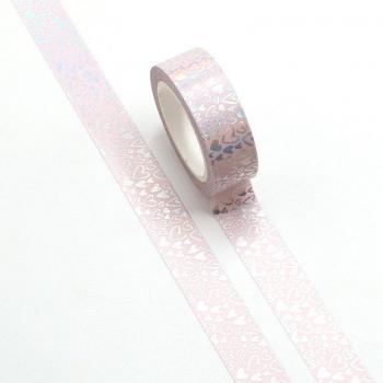Silber-Herz-Washi-Klebeband 2025 – Schreibwaren & DIY
