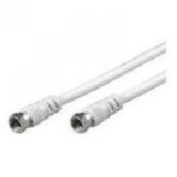 Cavo di Estensione Antenna TV Satellitare M/M 2 Metri Nero