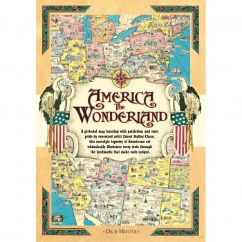 America the Wonderland map, 1941: A Pictorial Map of the United States