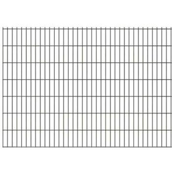 Recinzione Acciaio 8 Pannelli 2008x1430mm 16m VidaXL