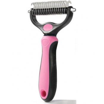 Double-Sided Shedding Brush for Pets