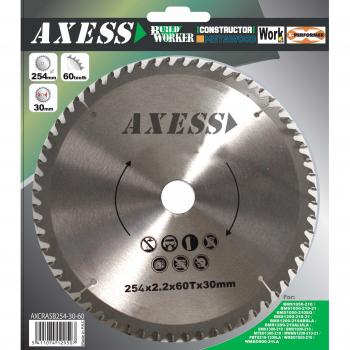 Scie à onglets AXESS 254 mm, 60 dents – Lame de précision