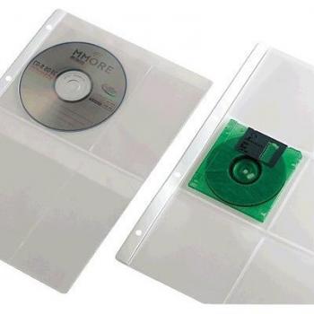 Pack de fundas PVC para CD y DVD Iberplas 4754CDR