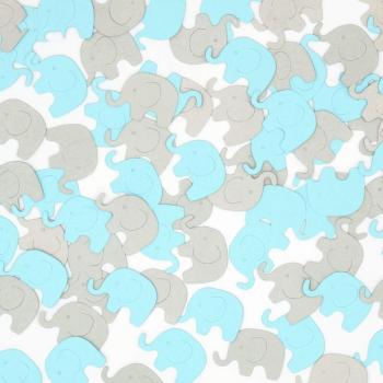 100 Count Elephant Paper Confetti for Birthday and Baby Shower