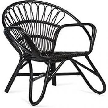 Desser Nordic Rattan Wicker Chair in Pink