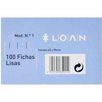Fichas lisas del Nº 1