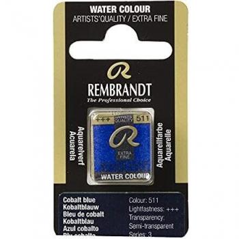 Cobalt Blue Rembrandt Watercolor – ½ Pan