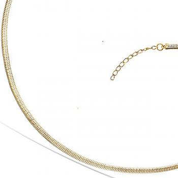 Golden Snake Mesh Necklace (42m) – R5173