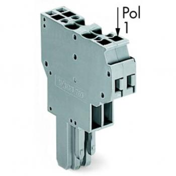 Grau: WAGO 769‑124 Federleisten‑Set, 25 Einheiten, 5 mm