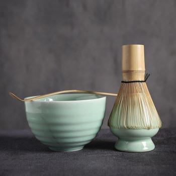 Ceramic Matcha Bowl with Whisk