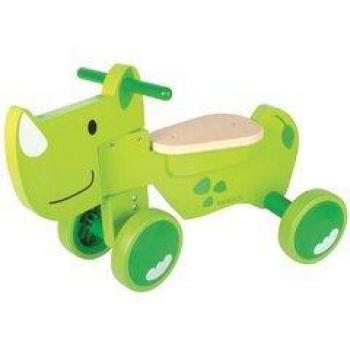 Beleduc Gioco Bicicletta a Spinta Speedy Rhino Verde