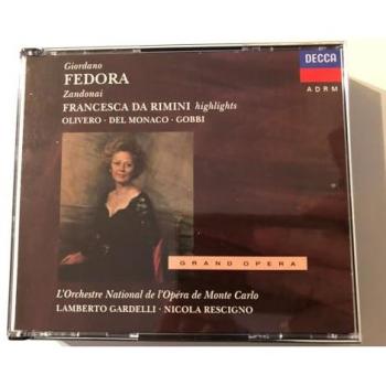 Giordano Fedora / Zandonai Francesca Da Rimini (Highlights) Decca Adrm 1991
