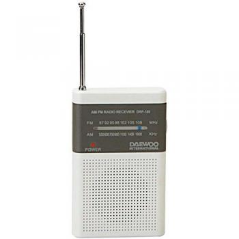 Daewoo DRP-100W Radio Portátil Analógica Blanca