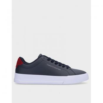 Tommy Hilfiger Sneakers Th Court Leather Grain Ess FM0FM05297 Dunkelblau