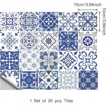 20 Stuks Decoratieve Mozaïek Tegel Stickers
